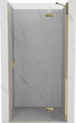Mexen Mist-H, egyszárnyú zuhanyajtó jobb oldali 120 cm, átlátszó üveg, arany fényes profil, 8A5-120-000-50-00-P (8A5-120-000-50-00-P)
