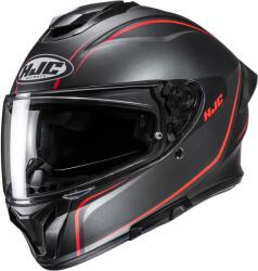 HJC Cască integrală pentru motocicletă HJC C71 Quez MC1SF negru-roșu (HJC185471)