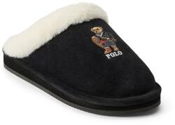 Ralph Lauren velúr papucs Kayleigh Scf fekete, 842P03594002 - fekete Női 37