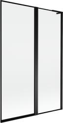 Mexen Mist L, kétszárnyú kádparaván, jobb oldali 120 x 150 cm, fekete keret, fekete - 8A9L-120-011-70-70-P (8A9L-120-011-70-70-P)
