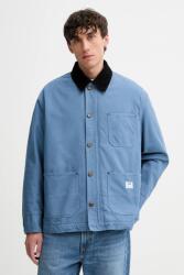 HUGO Blue pamut kabát átmeneti, oversize, 50546738 - kék M