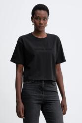 MICHAEL Michael Kors pamut póló fekete, MF551TR2ZU - fekete S