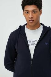GUESS felső ALDWIN sötétkék, férfi, melange, kapucnis, Z2YQ28 K9V31 - sötétkék S