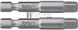 Fortum adapter klt. 2 db, dugókulcsok gépi befogásához, S2 acél, 1/4", 50 mm, bliszteren - MBL 4741523 (MBL 4741523)
