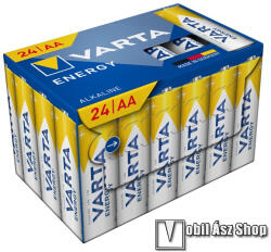 VARTA ENERGY tartós elem, AA, LR06, 1.5V, alkáli, 24db/csomag (04106229234)