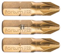 Fortum behajtóhegy PZ, 3 db, S2 acél, Titanium bevonat, PZ, bliszteren - MBL 4741372 (MBL 4741372)