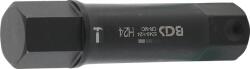 BGS technic Behajtófej | Hossz 100 mm | Külső hatszögletű 22 mm | Belső hatszögletű 24 mm - BGS 5246-H24 (BGS 5246-H24)