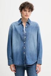 Calvin Klein farmering galléros, relaxed, LV047D758G - kék S