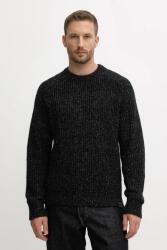 Calvin Klein pulóver gyapjúkeverékből meleg, fekete, LV04RD311G - fekete XL