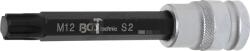 BGS technic Behajtófej | Hossz 120 mm | 12, 5 mm (1/2") | Ékprofil (RIBE) M12 - BGS 5010 (BGS 5010)