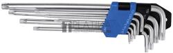BGS technic Derékszögű kulcs készlet | extra hosszú | T-profil (Torx) T10 - T50 | 9 darabos - BGS 793 (BGS 793)