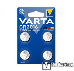 VARTA gombelem (CR2016, 3V, lítium) 4db/csomag (6016101404)