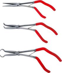 BGS technic Telefon- és hosszúcsőrű fogó készlet | pisztolymarkolattal | 275 mm | 3 darabos - BGS 84528 (BGS 84528)