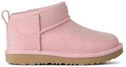 Ugg gyerek télicipő bőrből CLASSIC ULTRA MINI DAZZLE rózsaszín, 1171291K - rózsaszín 36