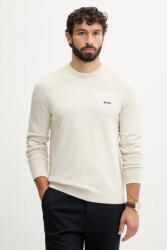 BOSS Green pulóver gyapjúkeverékből könnyű, bézs, 50547507 - bézs M