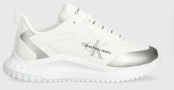 Calvin Klein sportcipő EVA RUNNER LOW LACE MIX ML WN fekete, YW0YW01442 - fehér Női 40