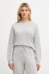 HUGO BOSS kasmír pulóver könnyű, szürke, 50547883 - szürke M