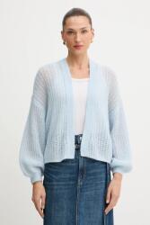 BOSS Orange kardigán gyapjú keverékből - kék XL