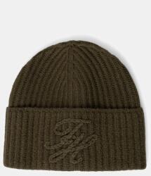 Tommy Hilfiger gyapjú sapka zöld, AW0AW17777 - zöld Univerzális méret