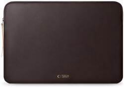 Tech-Protect Fleece Laptop Tok 13-14" - Sötétbarna (5906302362837)
