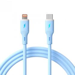 Akyga Cablu USB type C la Lightning 30W 1m Blue Silicon, Akyga AK-USB-72 (AK-USB-72)