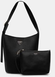 Guess kézitáska MERIDIAN - fekete Univerzális méret - answear - 49 990 Ft