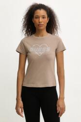 Guess pamut póló NARCISO rózsaszín, V5GI10 K9RM1 - bézs XL