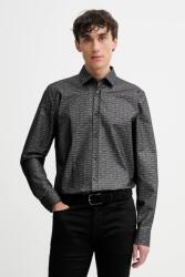 HUGO BOSS ing galléros, fekete, slim, 50524846 - fekete 42