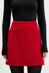 HUGO szoknya gyapjú keverékből - piros 36