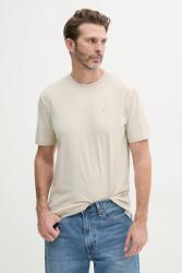 Guess t-shirt bézs, férfi, sima - bézs XS