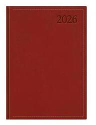 TopTimer Naptár, tervező, B6, napi, TOPTIMER "Traditional", bordó (23T022T-002)