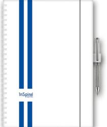 Dayliner Naptár, tervező, A5, heti, DAYLINER, "InSpiral GT", fehér-kék (DL6AG-ISFA5HE-GTFK) - tonerpiac