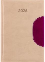 Dayliner Naptár, tervező, B5, heti, DAYLINER "Memphis", bézs-padlizsán (DL3AG-MEFB5HE-BE) - tonerpiac