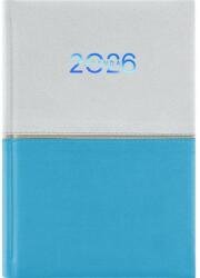 Dayliner Naptár, tervező, A5, napi, DAYLINER "Contrast", fehér-sötétkék (DL3AG-CRFA5NA-HK)