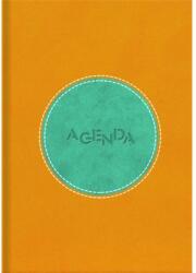 Dayliner Naptár, tervező, A5, napi, DAYLINER "Central", sárga-türkiz (DL6AG-CEFA5NA-ST) - tonerpiac