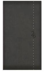 TopTimer Zsebnaptár, álló elrendezésű, TOPTIMER "Linea", sötétszürke (26T035L-008) - tonerpiac