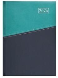 TopTimer Naptár, tervező, A5, napi, TOPTIMER "Duplex", türkiz-kék (23C021D-0T4) - tonerpiac