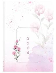 TopTimer Naptár, tervező, B6, napi, TOPTIMER, "Joy", pünkösdi rózsa (26T022J-207) - tonerpiac