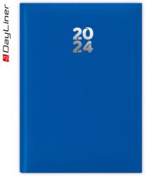 Dayliner Naptár, tervező, A5, napi, DAYLINER "Pannon", kék (DL3AG-PAFA5NA-KK)
