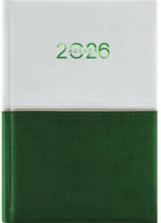 Dayliner Naptár, tervező, A5, napi, DAYLINER "Contrast", fehér-zöld (DL6AG-CRFA5NA-FZ) - tonerpiac