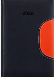 Dayliner Naptár, tervező, B5, heti, DAYLINER "Memphis", fekete-narancs (DL6AG-MEFB5HE-FN) - tonerpiac