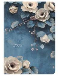 TopTimer Naptár, tervező, B6, napi, TOPTIMER, "Joy", fehér rózsa (26T022J-316) - tonerpiac