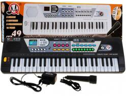 Mamido Gyermek billentyűzet kiegészítőkkel mikrofon rögzítő hordozható billentyűzet (S-MQ4919)