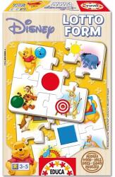 Educa Fa Puzzle 3x5 db-os Micimackó - Játék a formákkal (13561) (13561)