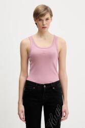 HUGO top fekete, 50514489 - rózsaszín XS