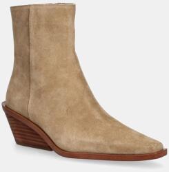 MICHAEL Michael Kors velúr bokacsizma Nash bézs, magassarkú, 40T5NSME5S. 222 - bézs Női 38.5