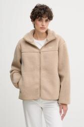 Tommy Hilfiger gyapjú pulóver bézs, sima, WW0WW48260 - bézs XS