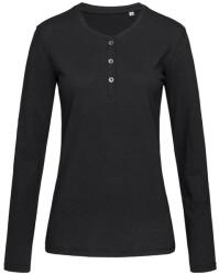 Stedman Hosszú ujjú női póló Shawn Henley - Fekete | L (ST9580-1000236176)