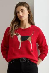 Ralph Lauren pamut pulóver piros, 200979657 - piros M