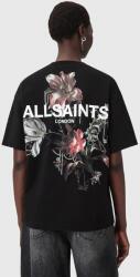 AllSaints pamut póló ANIA - fekete M